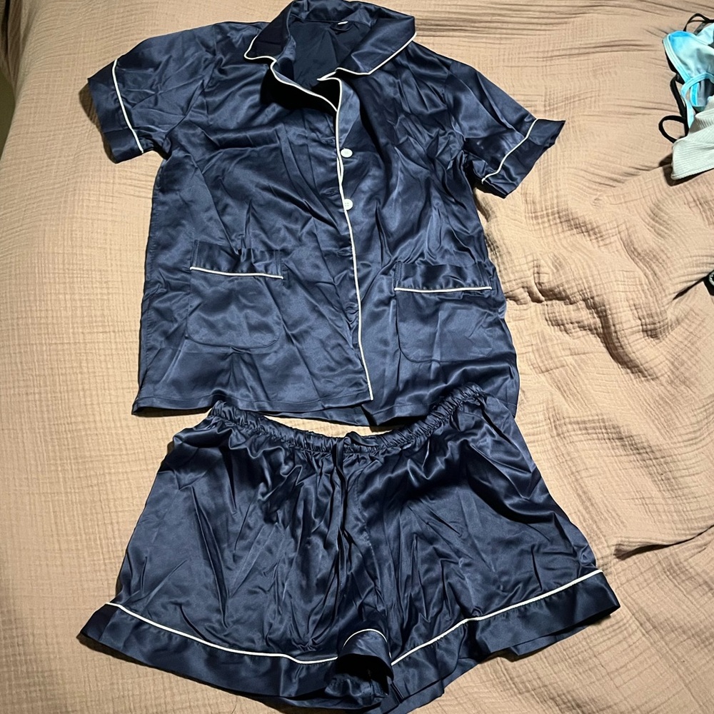 Women's Satin Pajama Set